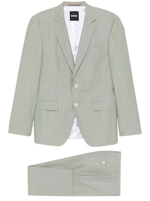 Abito uomo verde in misto lana Hugo Boss | 50540759330